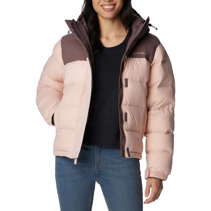 Kurtka puchowa damska Columbia Bulo Point II Down dusty pink/basalt L