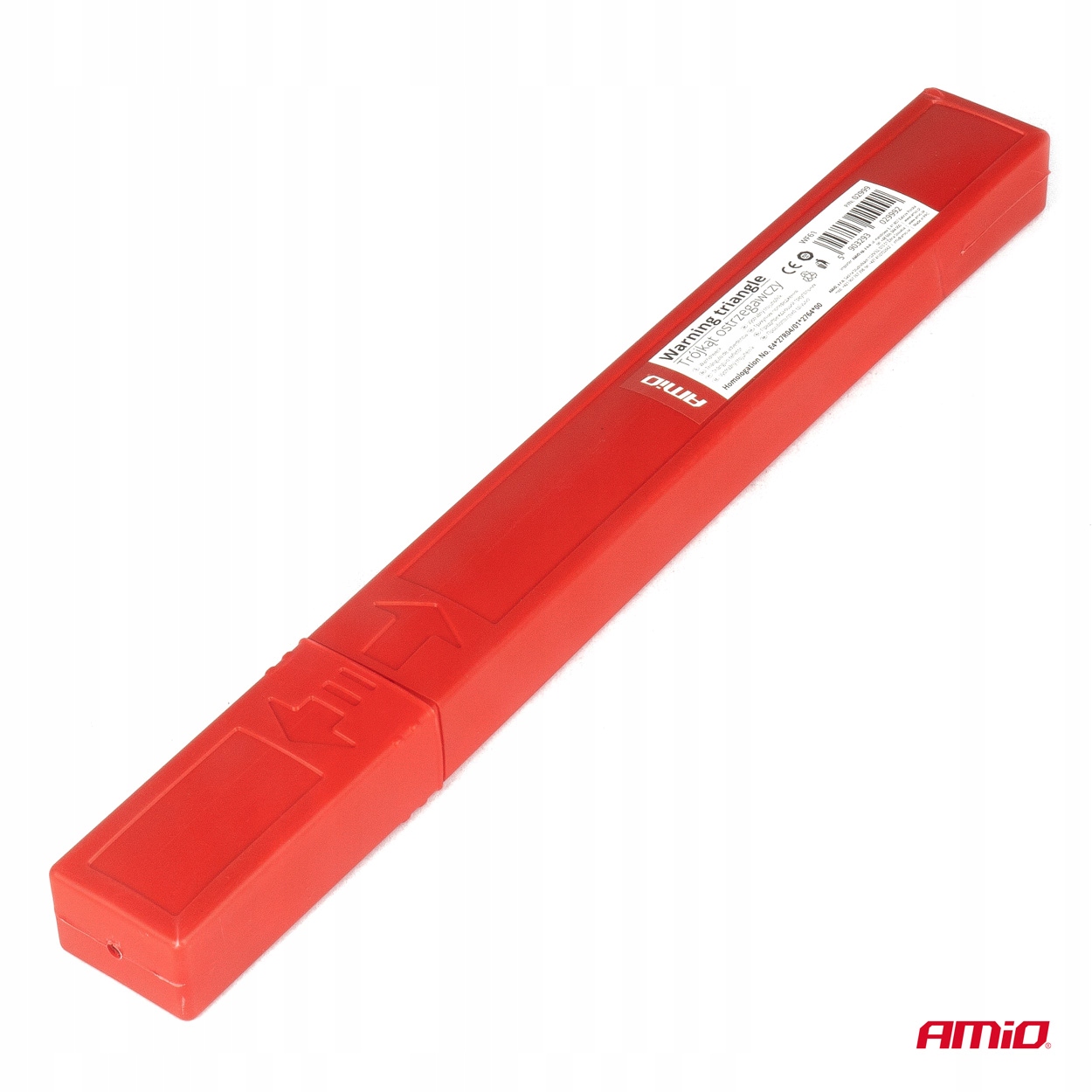 TRÓJKĄT OSTRZEGAWCZY AMIO samochodowy ETUI Producent Amio