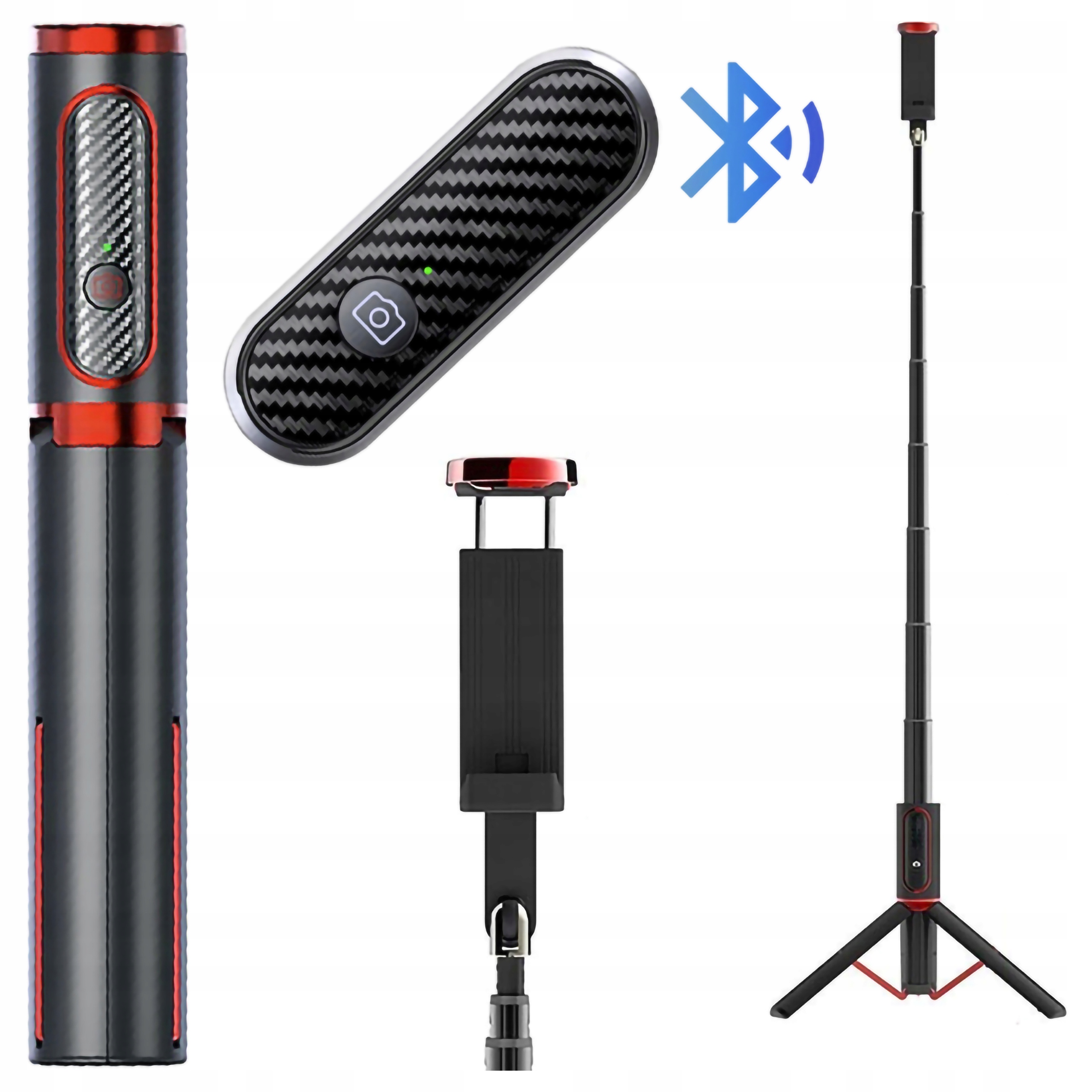 Stativ monopod 2v1 selfie Bluetooth pro smartphone
