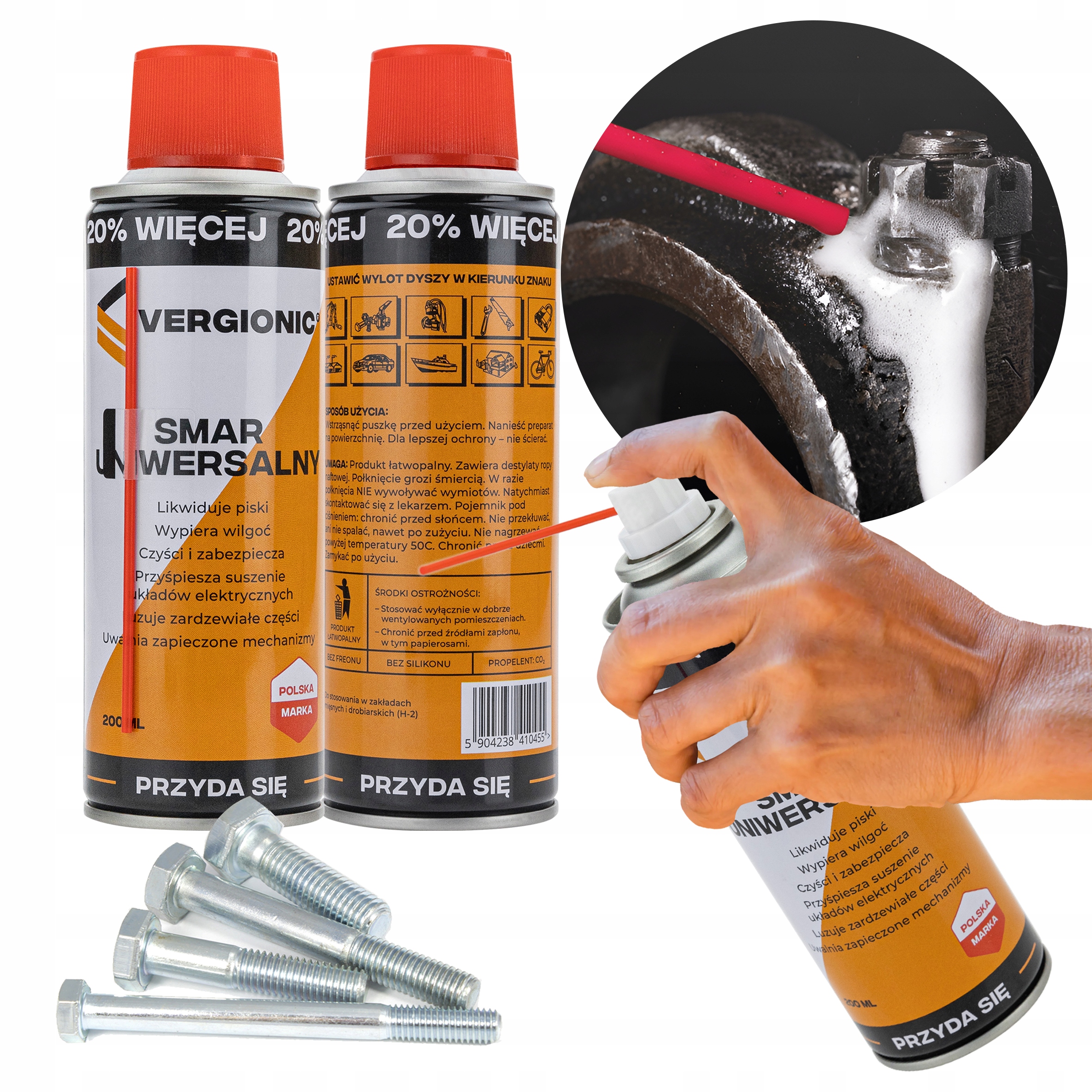 

Smar wielofunkcyjny uniwersalny odrdzewiacz 200 ml