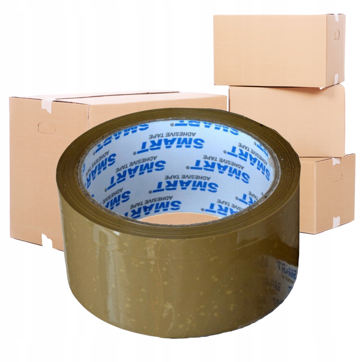 BRĄZOWA TAŚMA DO PAKOWANIA TAŚMA KLEJĄCA KURIERSKA