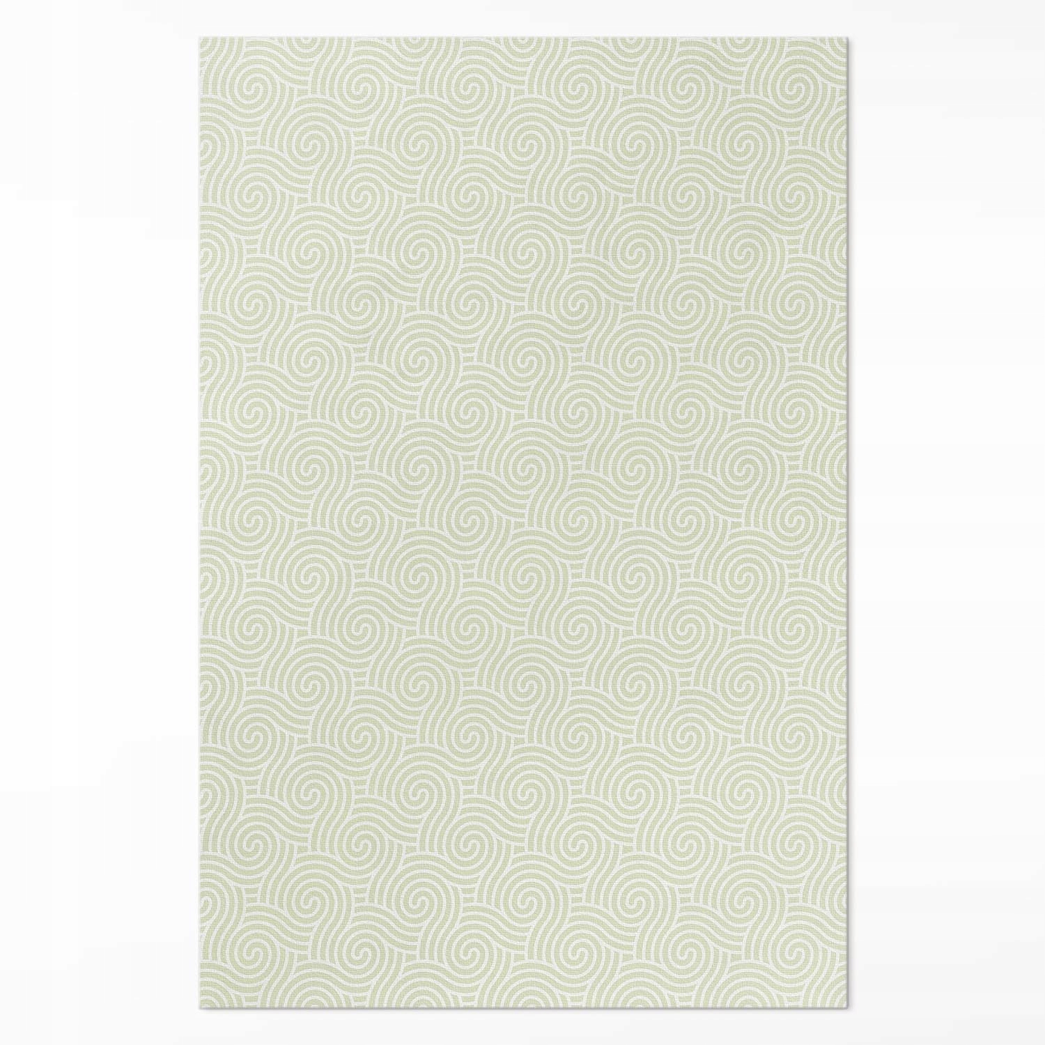 Pvc koberec do kancelárie Abstraktný ornament špirály štýl art deco 120x180 cm