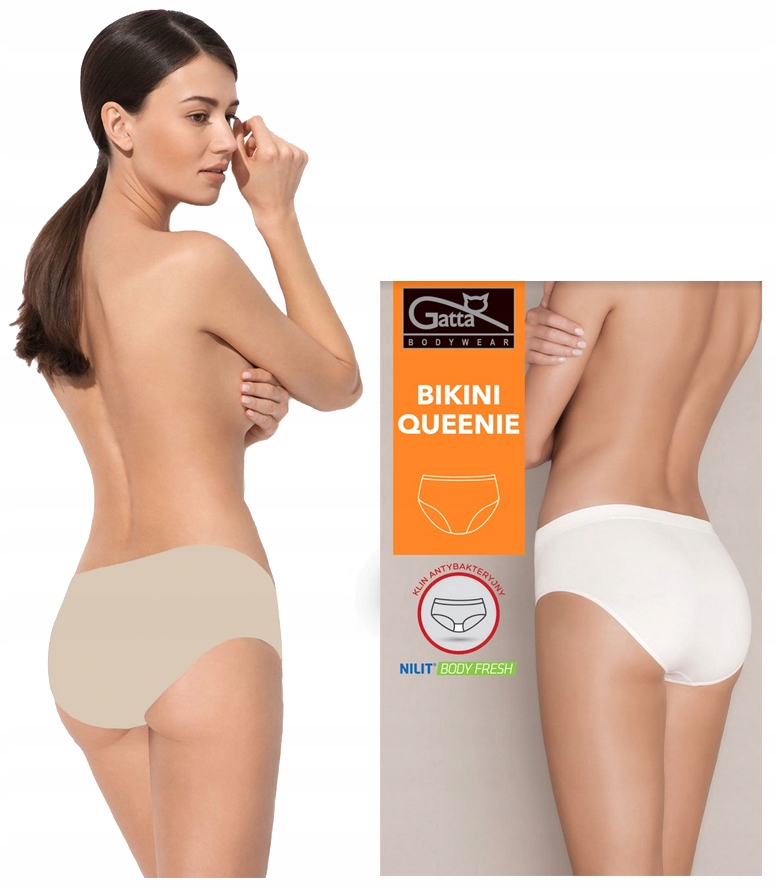 

Figi Gatta Bikini Queenie Majtki Natural XL
