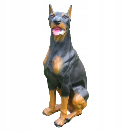 

Figura ogrodowa dekoracyjna pies Doberman