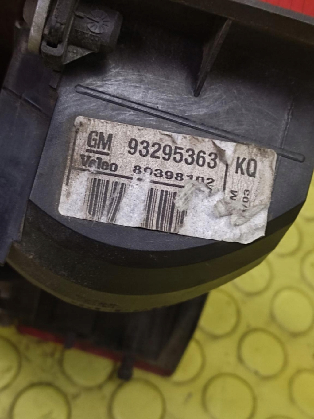 OPEL MERIVA A light right rear part 93295363