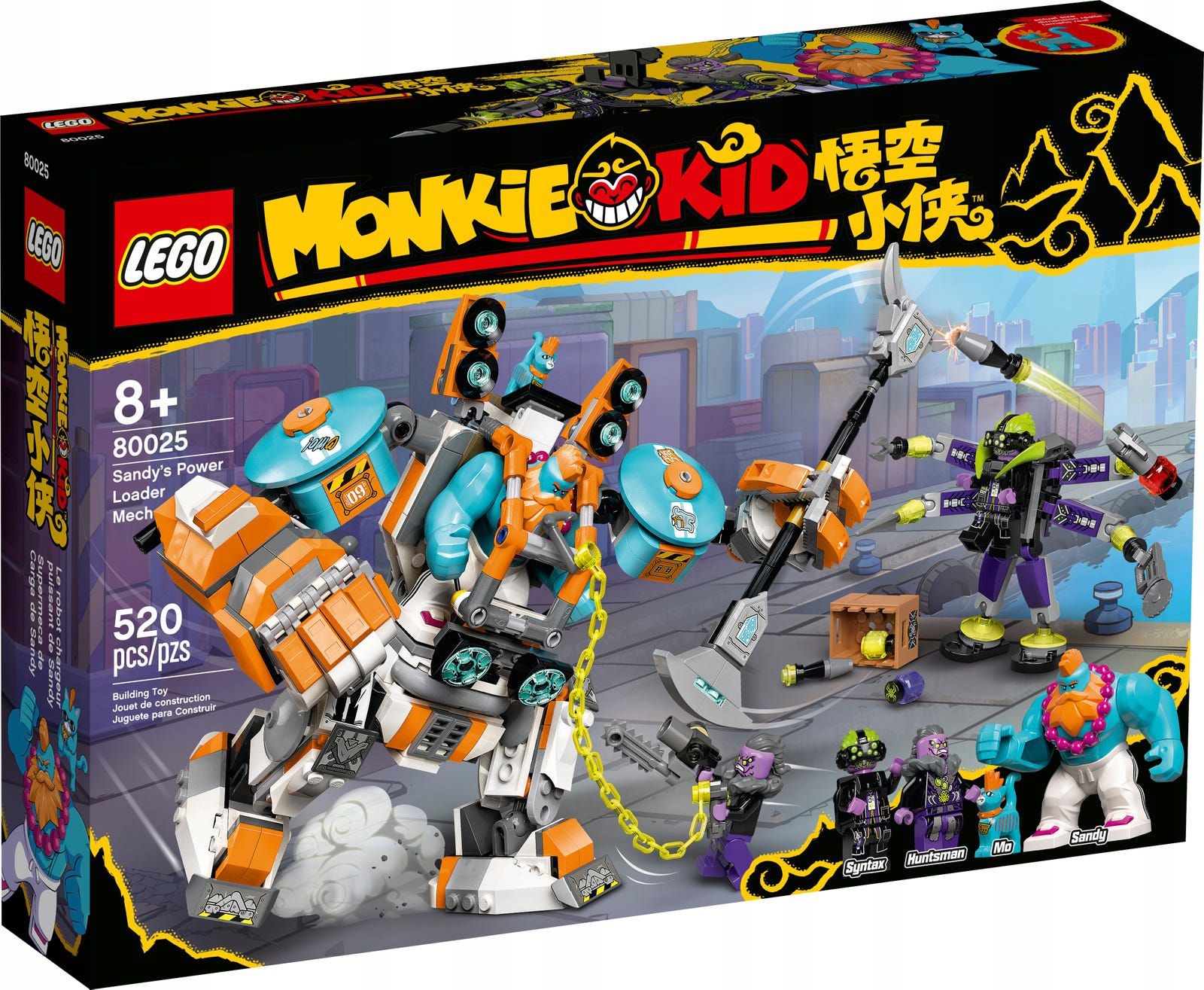 Lego Monkie Kid 80025 Lego 80025 Monkie Kid Mocarny Mech Sandy'egp