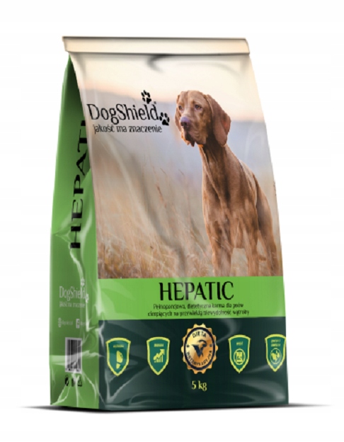 Biofaktor Dogshield Hepatic Sucha Karma Dla Psa Na Schorzenia Wątroby 5kg