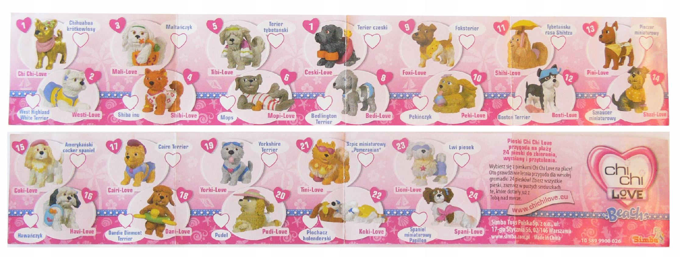 CHI CHI LOVE BEACH SASZETKA FIGURKA 1 SZT Marka Simba