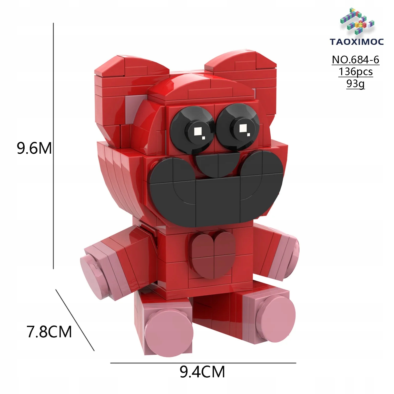 Poppy 3 Smiling Critters Playtime Building Blocks kurom Action Figure Game Minimalny wiek dziecka 4