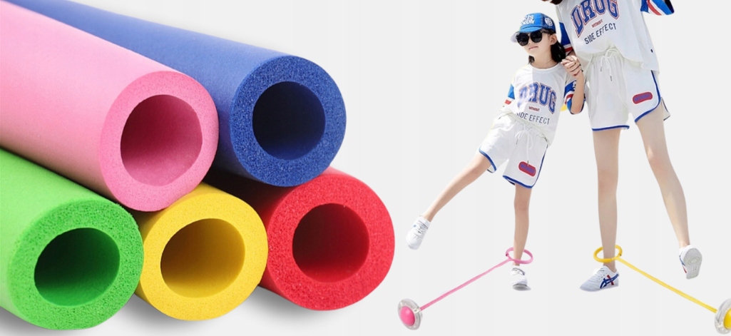 HULA HOP DLA DZIECI NA NOGĘ ŚWIECĄCE SKAKANKA SKIPPER JUMP LED RÓŻNE KOLORY Kolor wielokolorowy