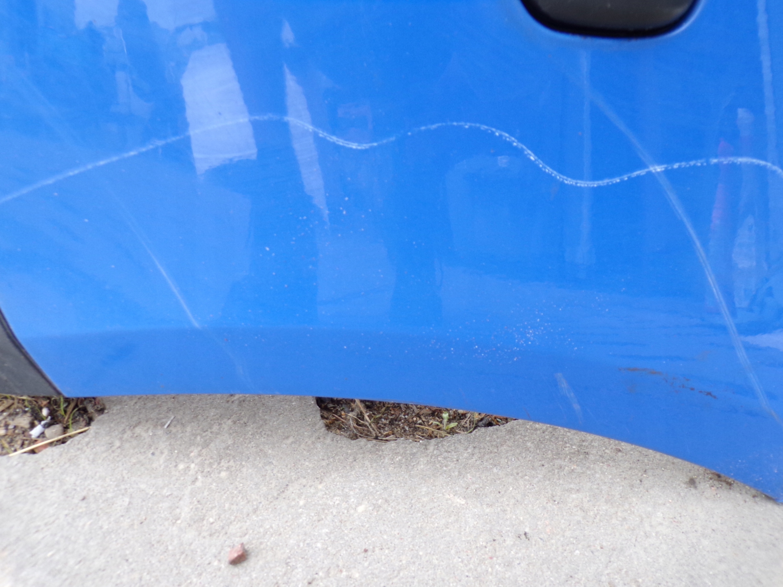 front bumper front VW POLO 9N colour LA5F