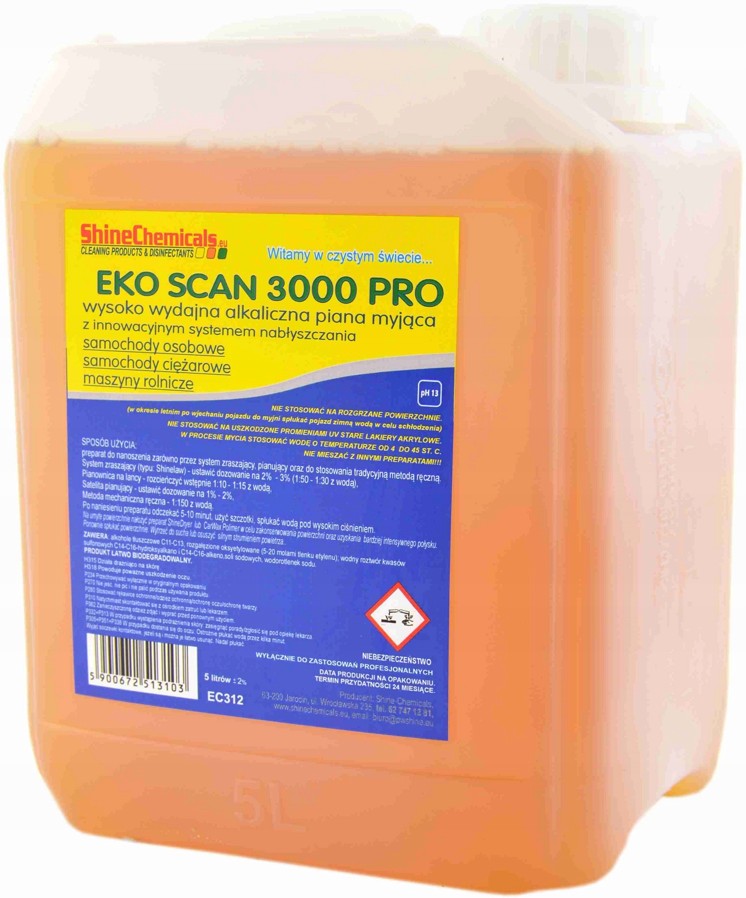 EKO SCAN 3000 PRO 5L PIANA+INNOWACYJNE NABŁYSz