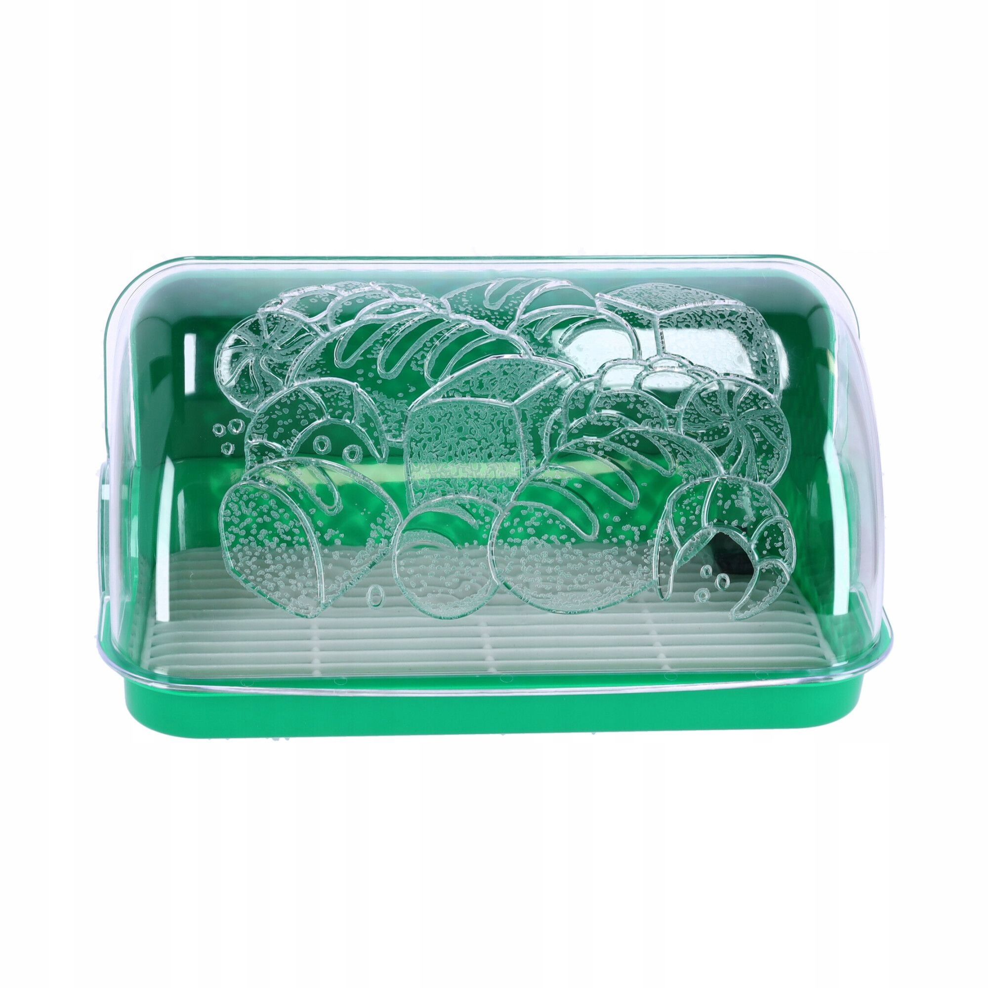 Chlebak plastikowy, pojemnik na pieczywo, rozm. 42 Kolor beżowy bezbarwny