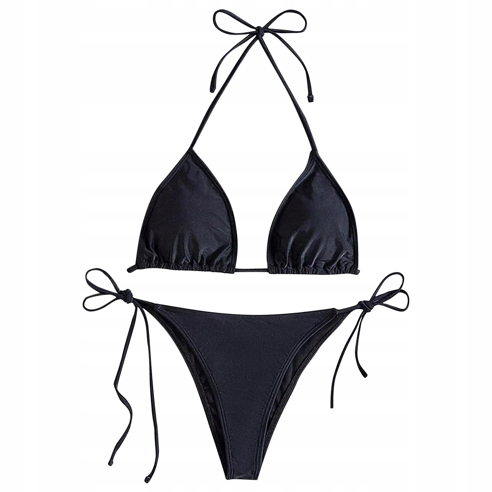 STRÓJ KĄPIELOWY DWUCZĘŚCIOWY BIKINI TOP ZESTAW M Wzór dominujący bez wzoru