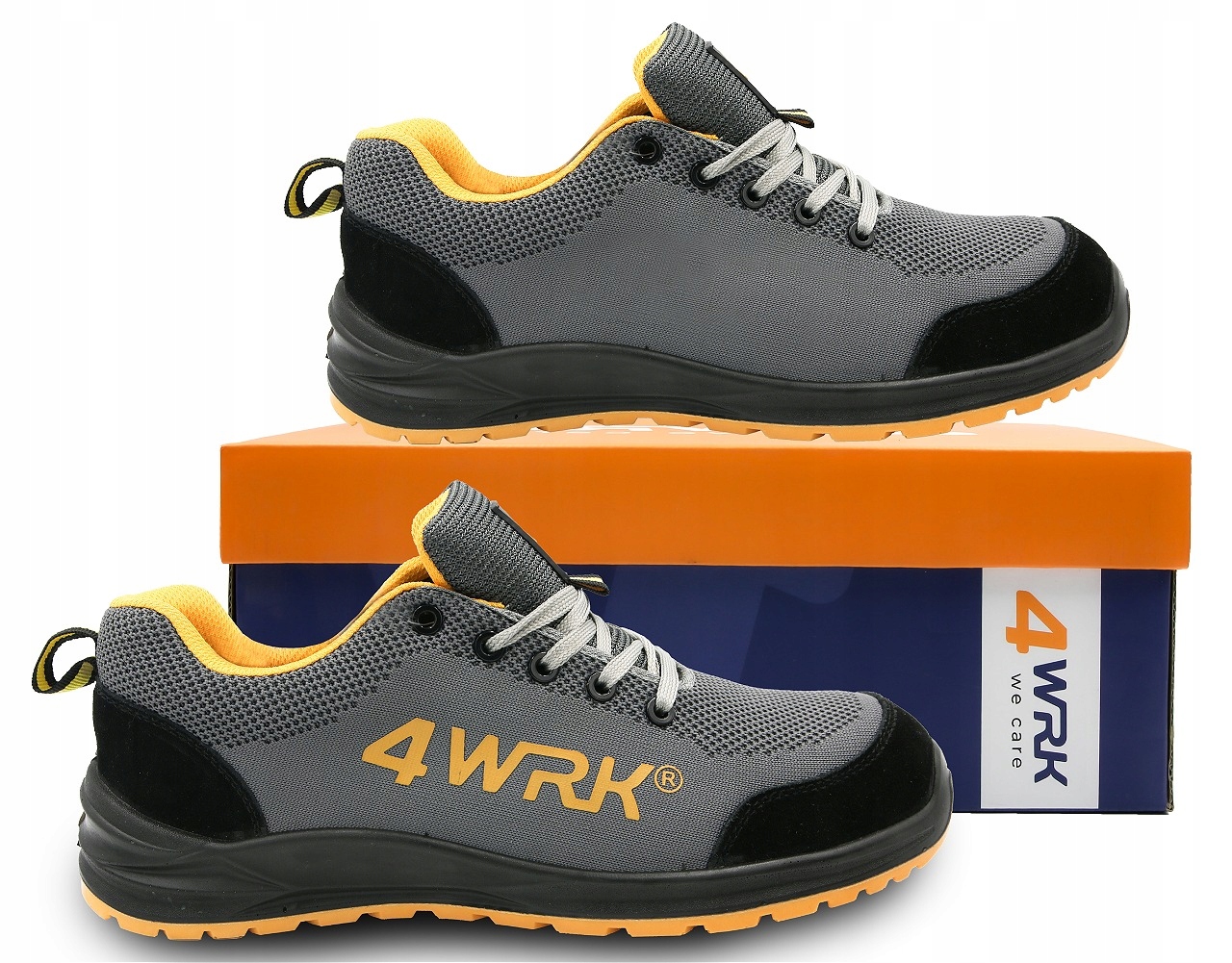 Buty Robocze ochronne Bhp Półbuty Lekkie sportowe skóra welurowa adidasy 36