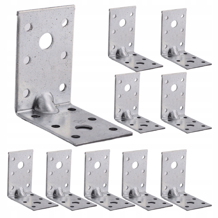 

Kątownik łącznik wzmocniony 60 x 60 x 40 mm 10 szt