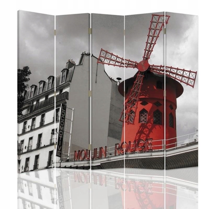 Obojstranný paraván Moulin Rouge 180x170