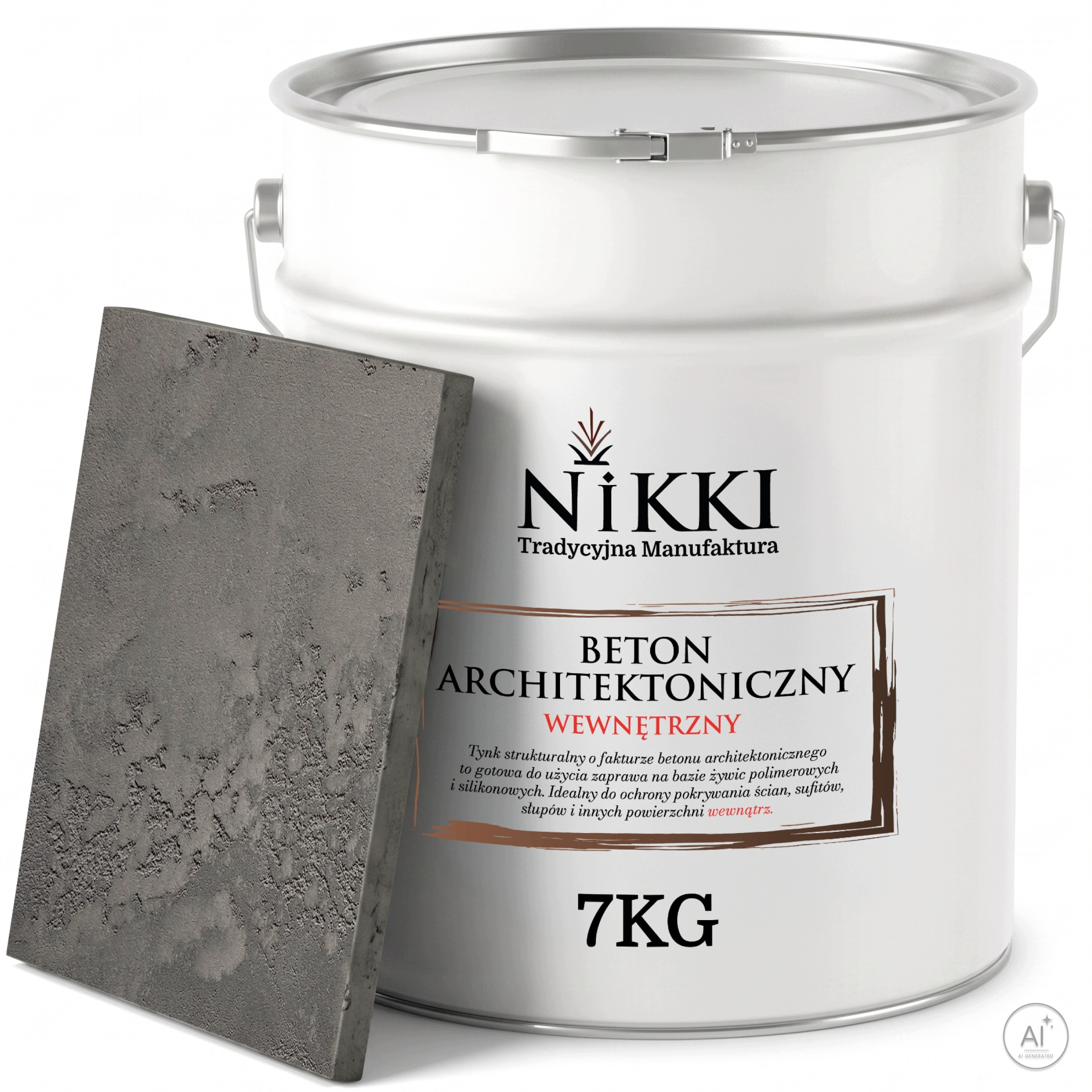 Dekorativní architektonický beton vnitřní 5 m2 7 kg, šedý, tmavý F276