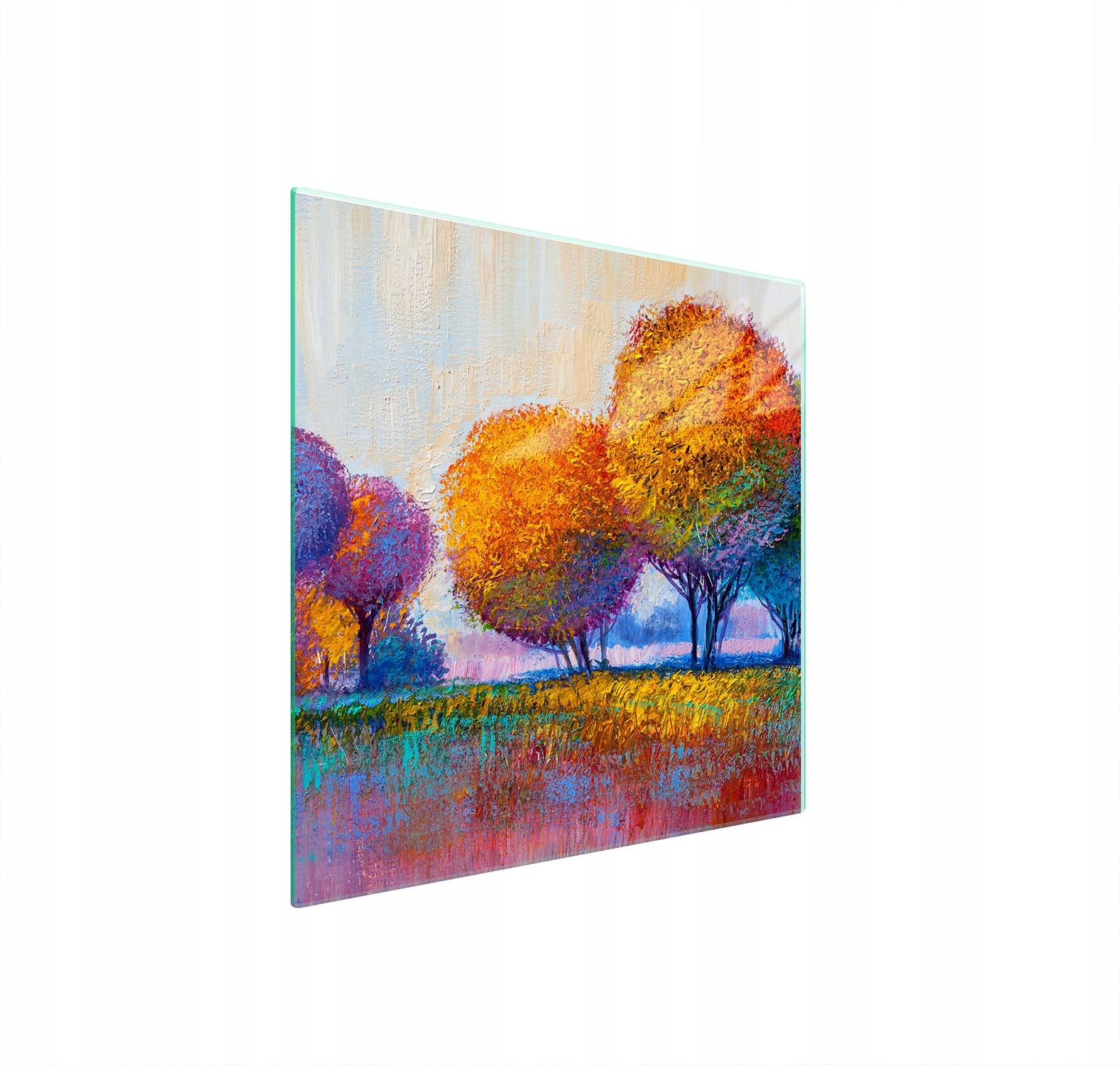 Skleněná Ochranná Deska Na Sporák 50x52 Dřeva Tvrzené Sklo