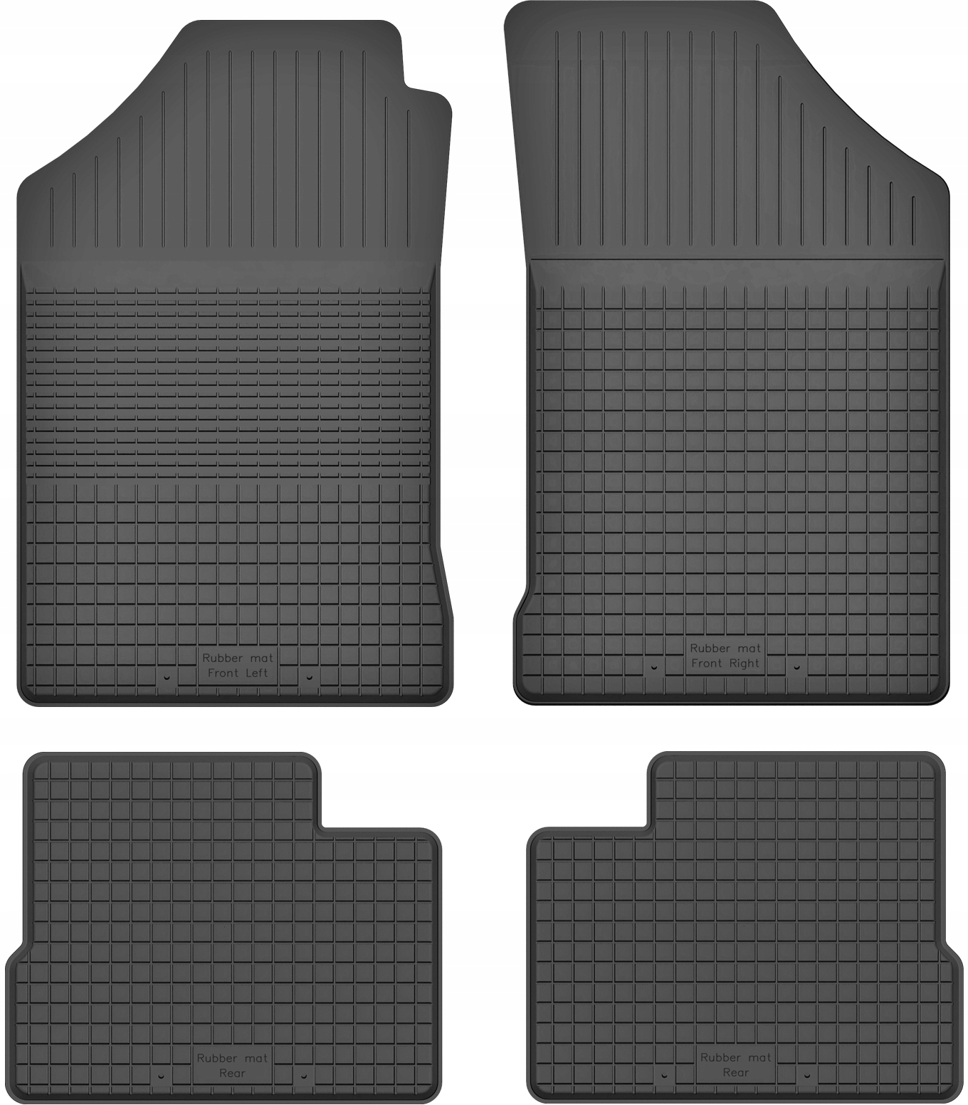 

Dywaniki gumowe korytka do Opel Vectra II B 95-03