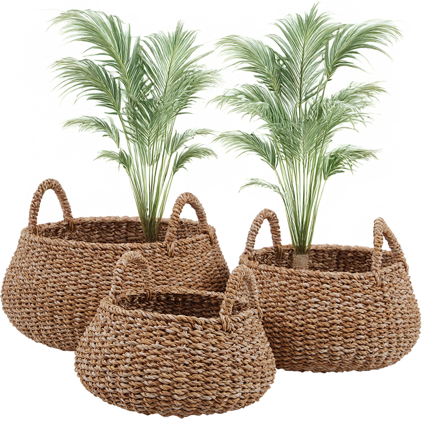 Kvetináč Kôš Veľký Boho 3 ks na bonsaje do palmy fikusu obal na kvetináč kvetináč