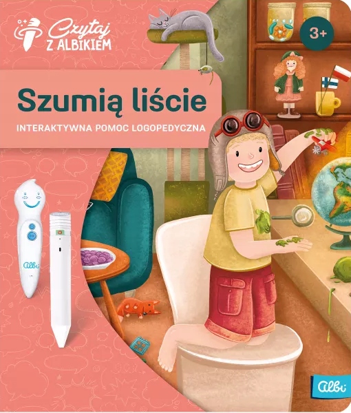 CZYTAJ Z ALBIKIEM KSIĄŻKA LOGOPEDYCZNA MÓWIĄCA SZUMIĄ LIŚCIE ISBN 9788076881648