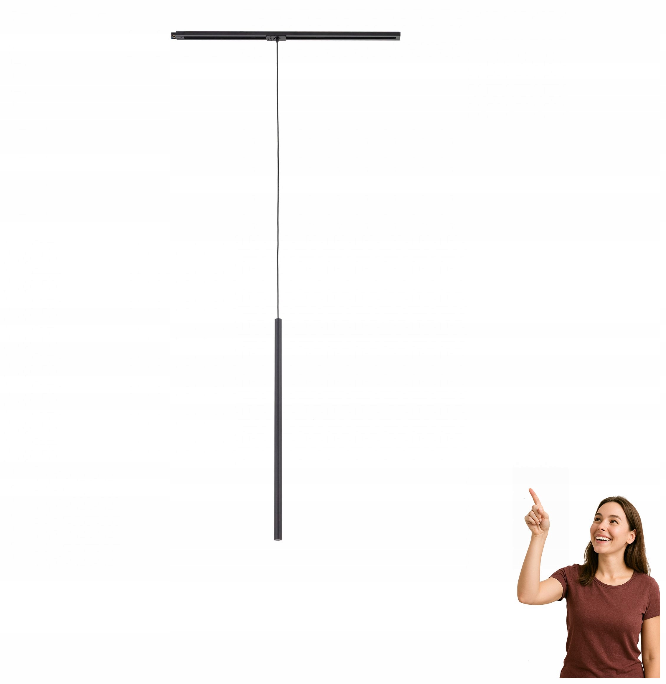 Závěsná kolejnicová lampa 1F Tracer Black G9 10818 Tk Lighting