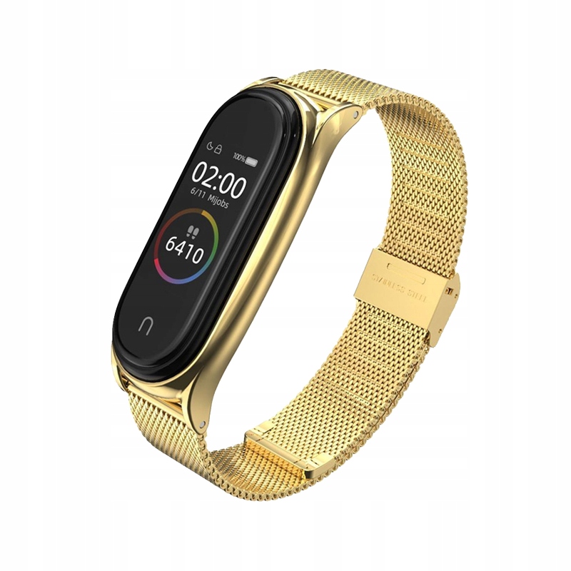 

Stalowa bransoleta do Xiaomi Smart Band 7 złota