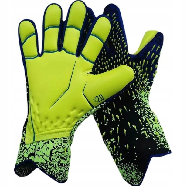 Rękawice Bramkarskie Piłkarskie R.9 Zielone Treningowe Meczowe