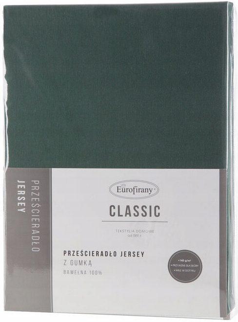 Prostěradlo S Gumičkou Jersey 220x200 Krémové Eurofirany JERS3