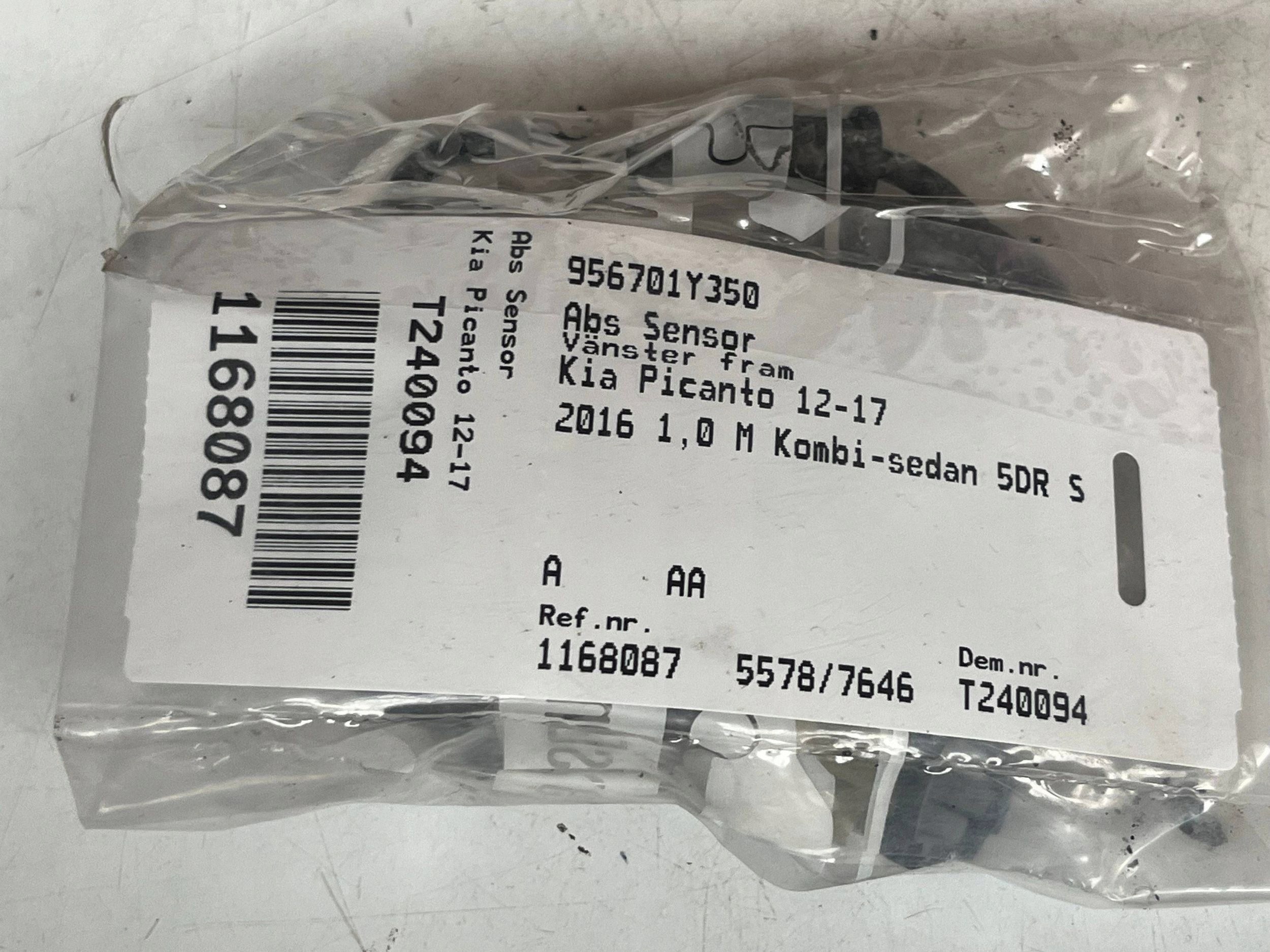 sensor PREDKOSCI wheels ABS KIA PICANTO 956701Y350 original @A
