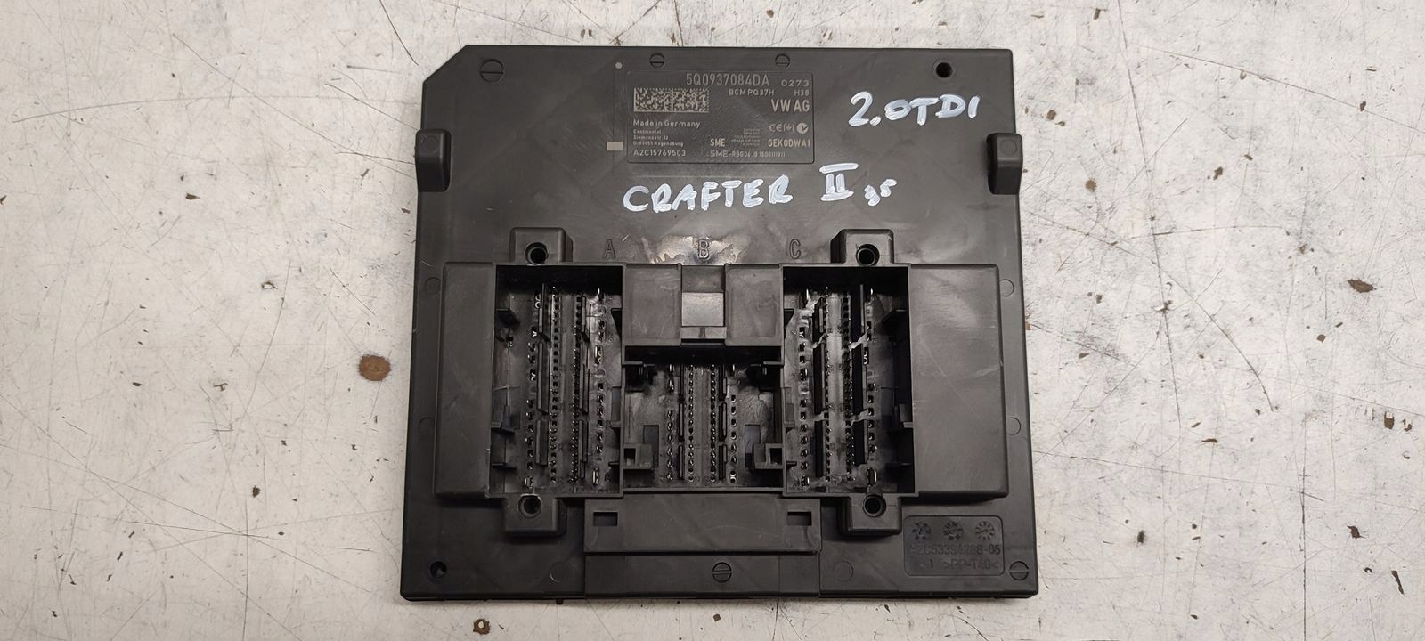 comfort control unit VW Crafter II 2,0 TDI