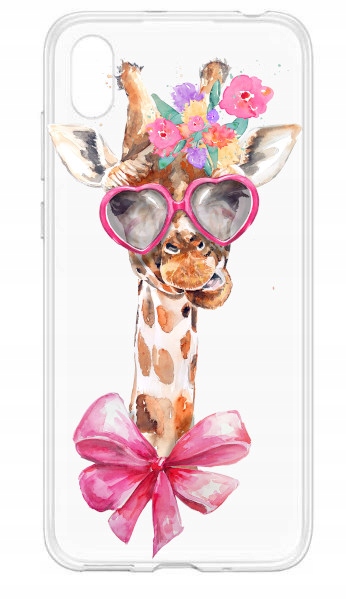 

etui silikon 1 mm żyrafa do Huawei Y5 2019