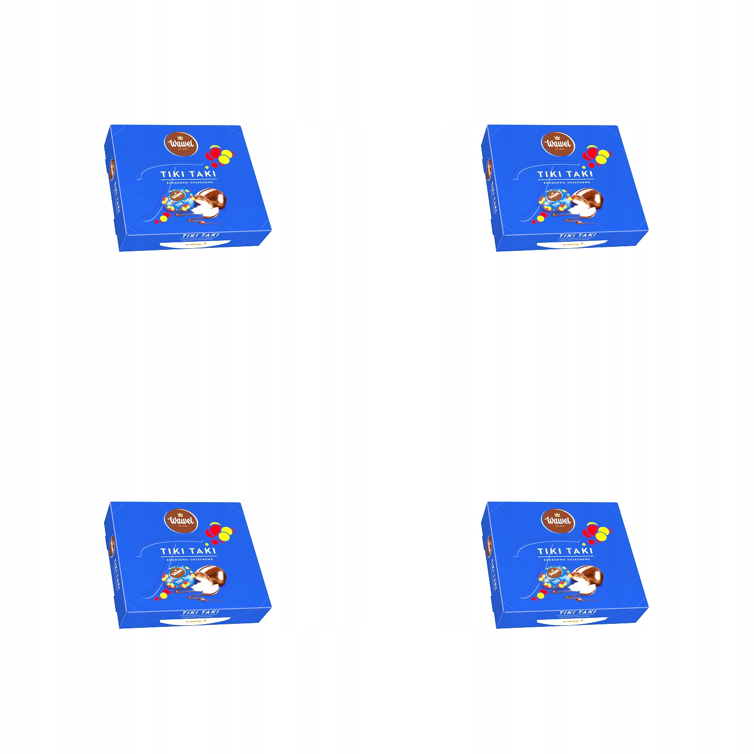 4x 155g Wawel bombonierka tiki-taki Karton
