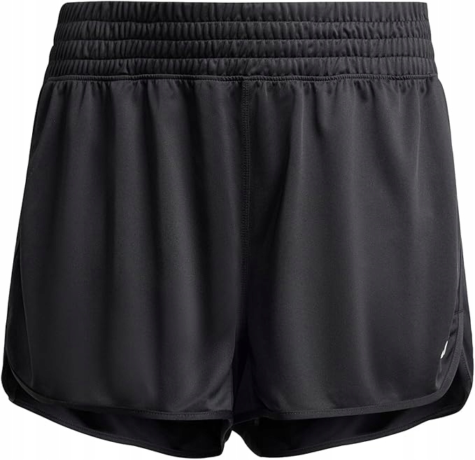 Spodenki Adidas Pacer Essentials Knit Damskie Czarne XL Plus Wysoki Stan