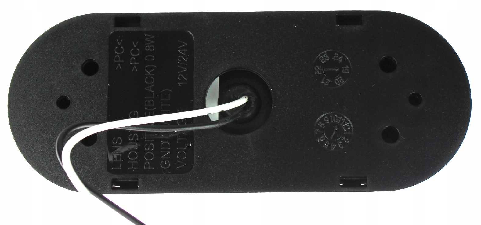 OBRYSÓWKA LED NEON LAMPA OBRYSOWA CZERWONA UCHWYT Kolor czerwony