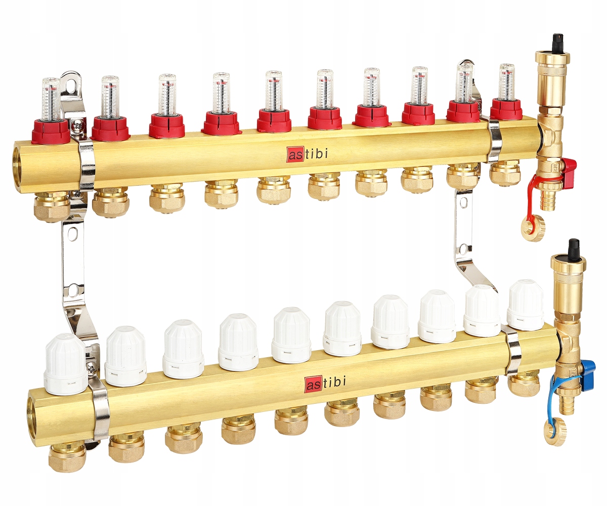 ROZDZIELACZ10 OGRZEWANIA PODŁOGOWEGO DO PODŁOGÓWKI Marka Astibi