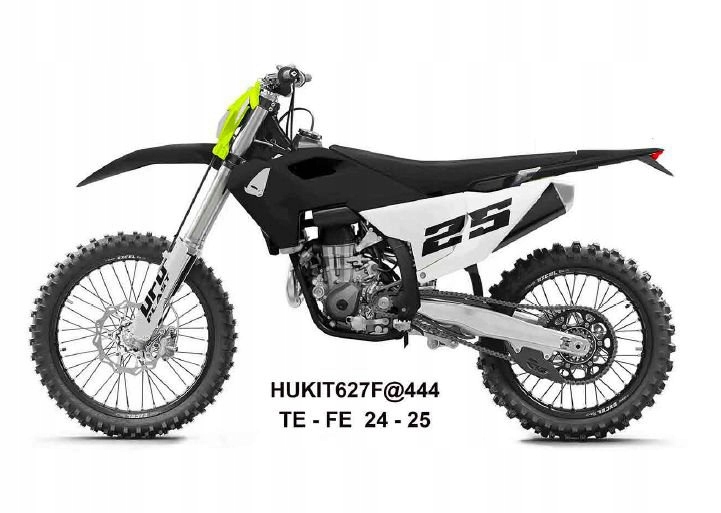 Sada Plastov Honda Crf 250 R 450 R '25-, Farba Čierna Biela