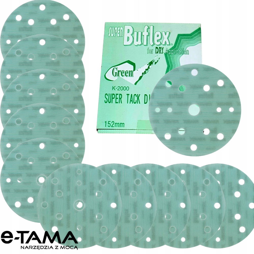Kovax Buflex Krążek Ścierny P2000 do szlifierki 152mm na rzep 10 sztuk