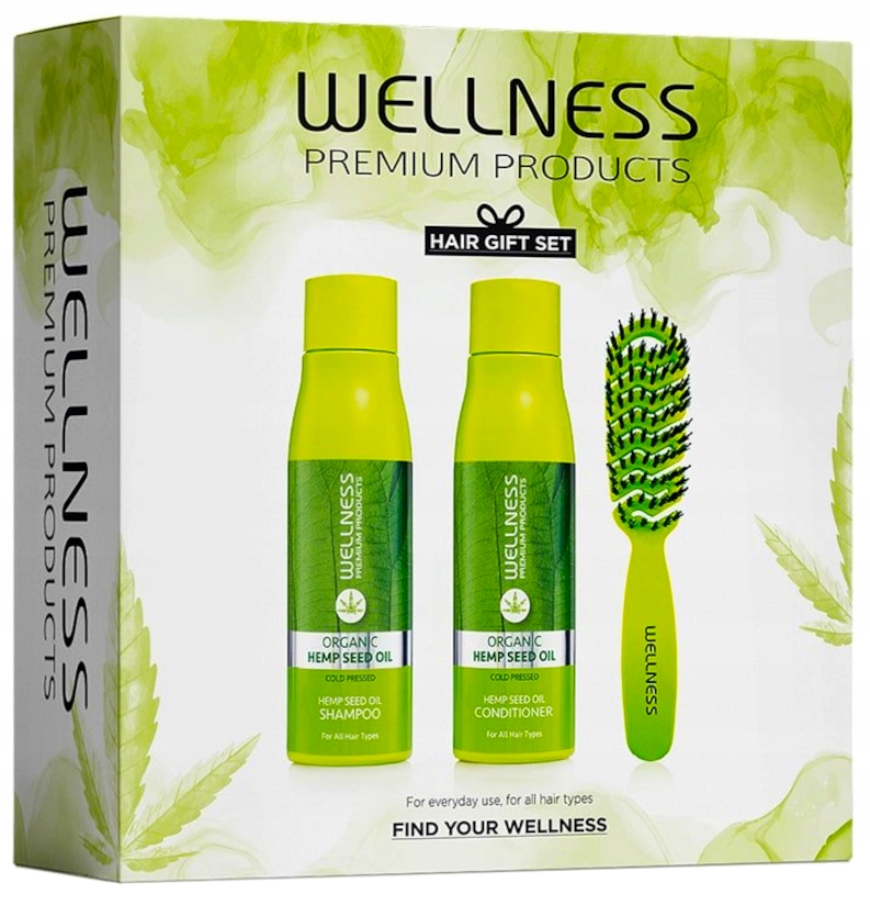 Sada Wellness Premium Šampon Kondicionér Kartáč S 500 ml