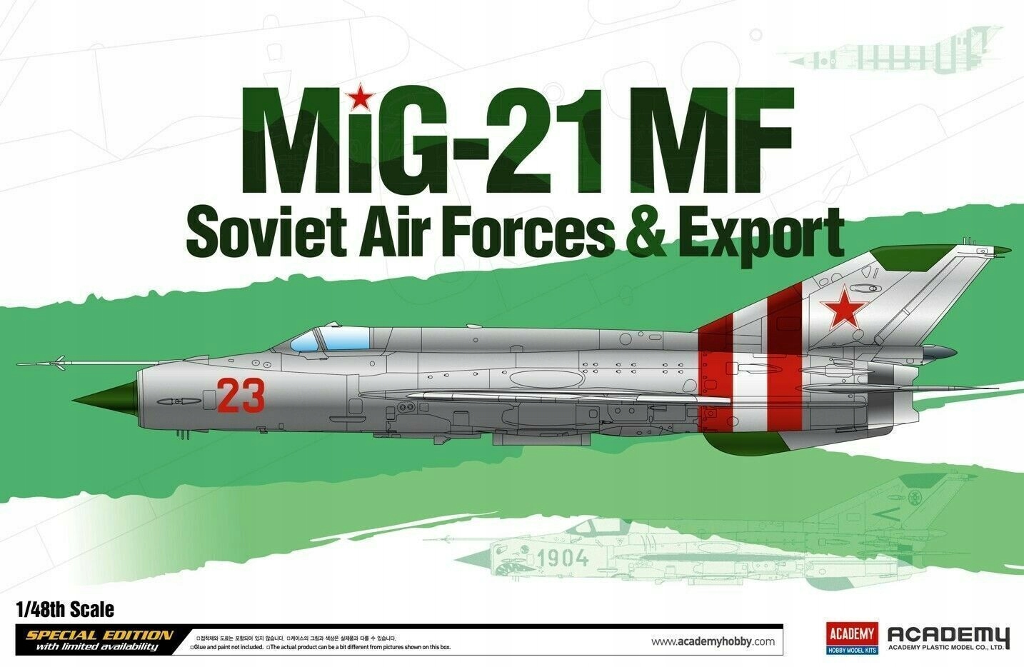 MiG-21 Mf Fishbed J 1:48 Academy 12311 (pzl)