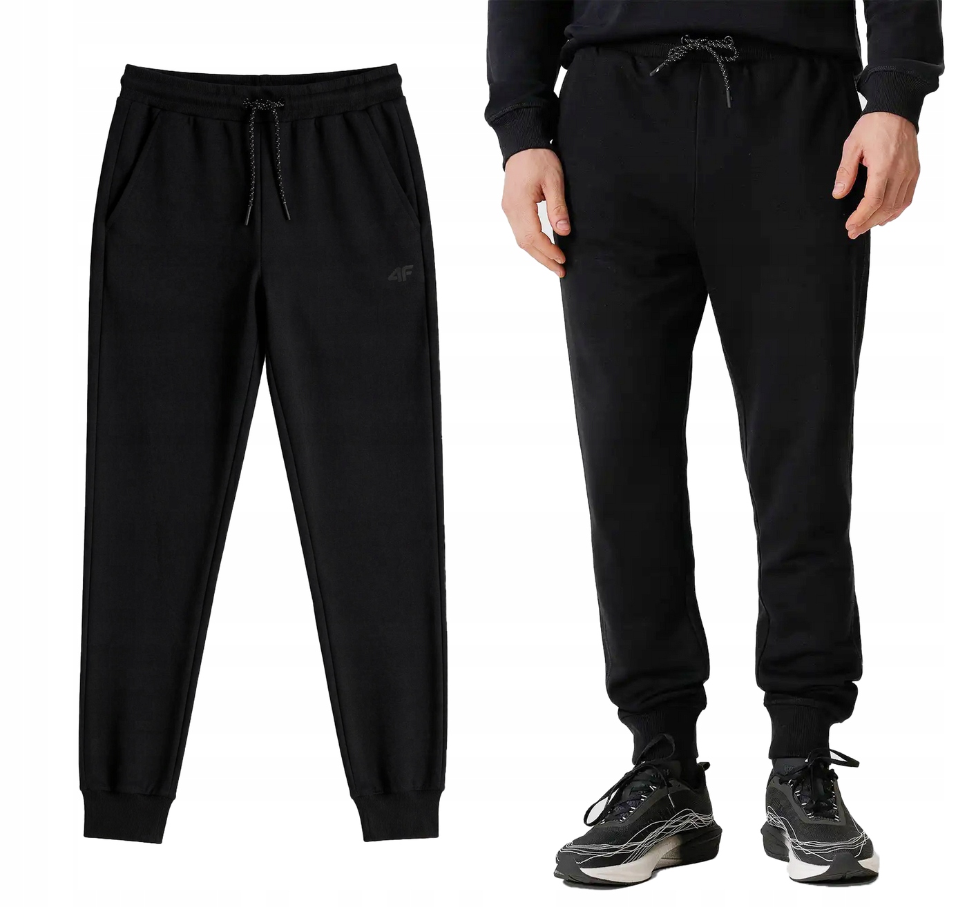 Pánské teplákové kalhoty 4F bavlněné M1674 Joggery 5XL