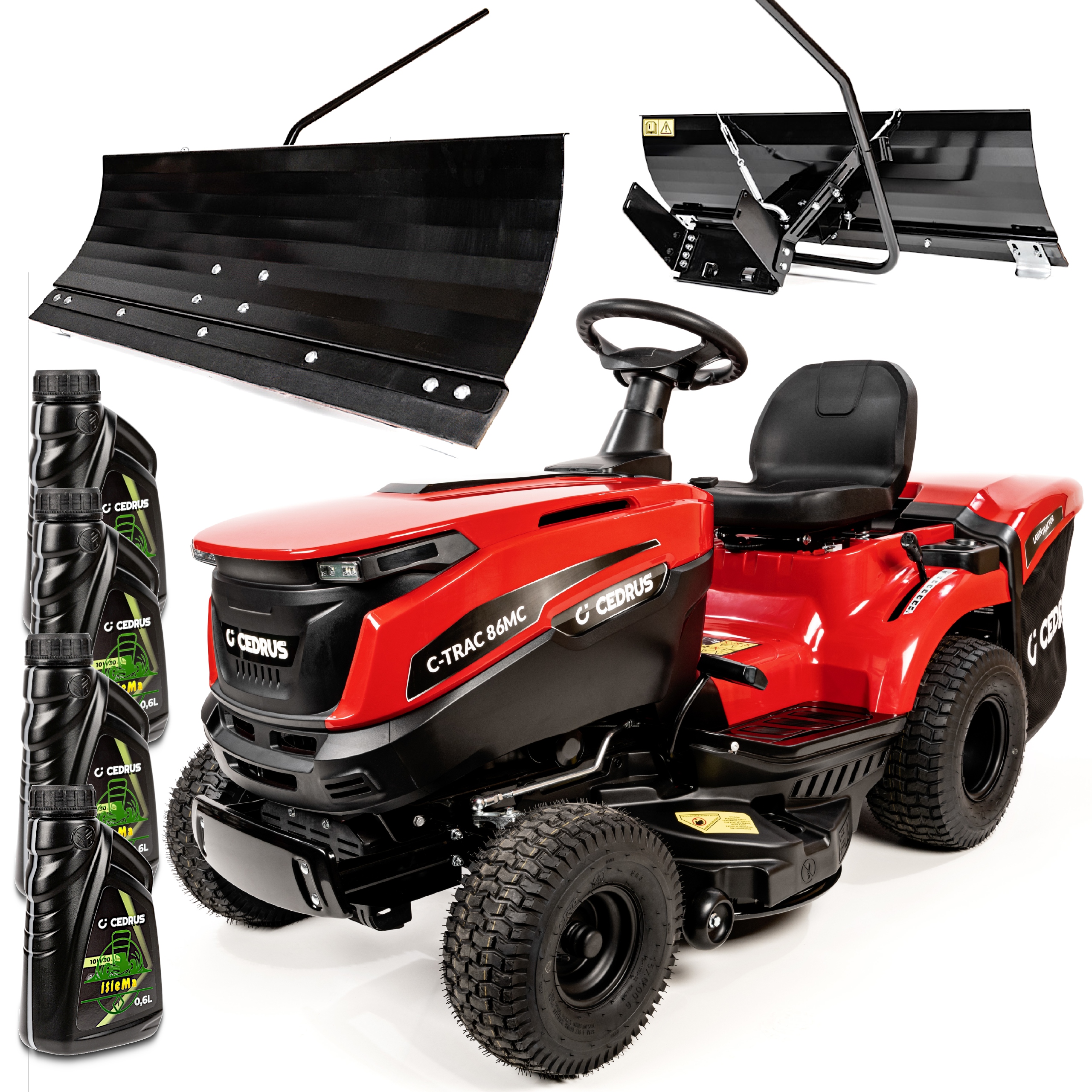 Traktorek Ogrodowy Cedrus C-trac 86MC Loncin 86CM Kosz 245l+ Pług