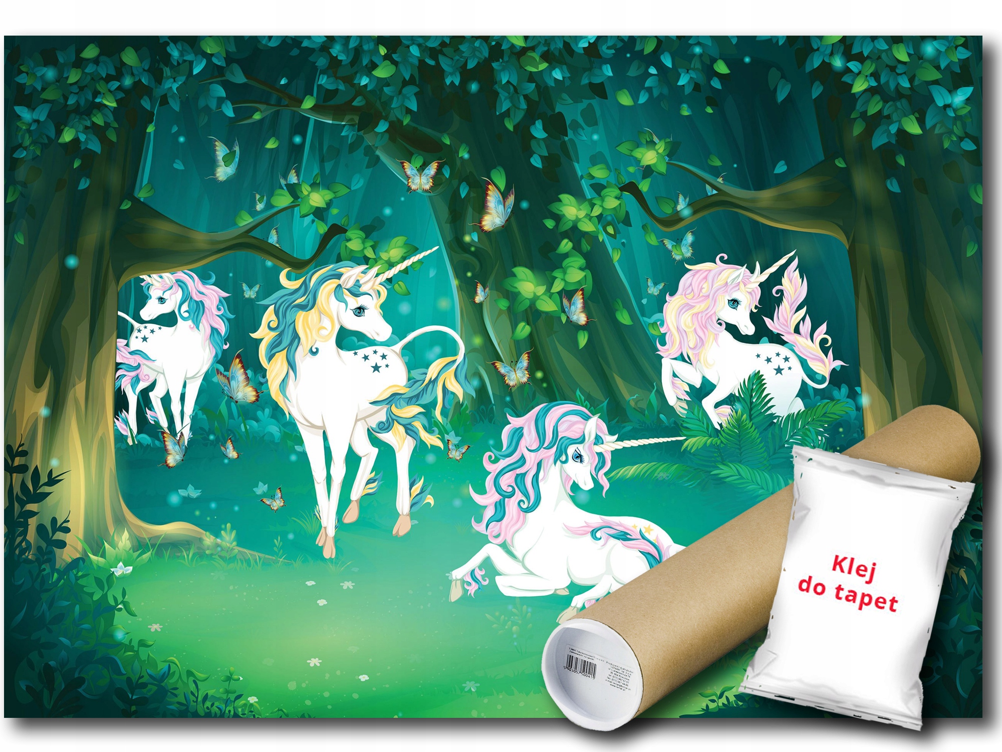 Fototapeta Vinylová Jednorožec Rozprávka Les 416x290