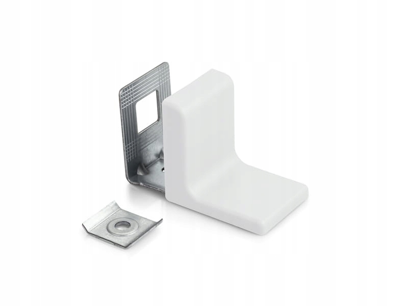 ZAWIESZKI DO SZAFEK MEBLOWYCH KĄTOWA SŁOWACKA BIAŁE 10 SZT