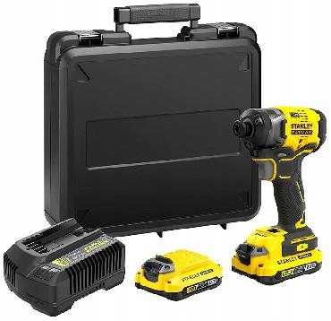 Stanley Příklepový Šroubovák 18V V20 190Nm 2x2,0Ah SFMCF820D2