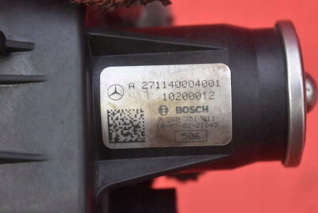 regulator header pipe A2711400040 MERCEDES C-KLASA W204 1.8 CGI 156 KM 07-12