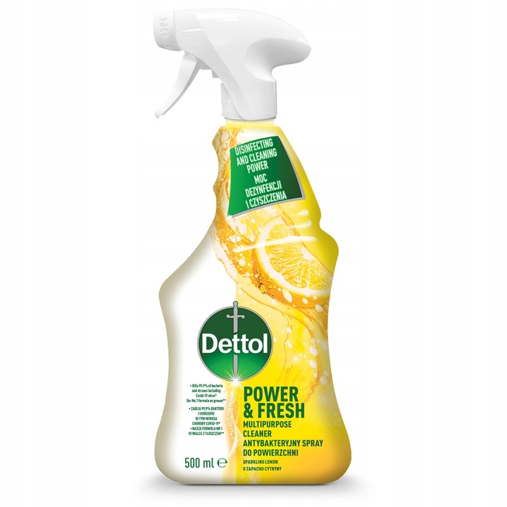 

Dettol Power&Fresh Antybakteryjny Spray 500ml