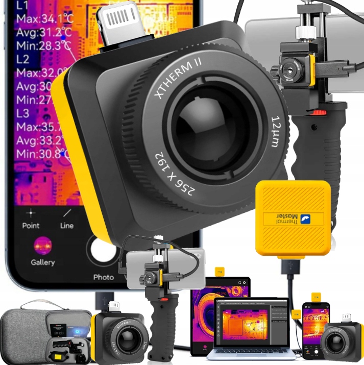 Termovize Thermal Master TS2 Pro iOS Termovizní kamera Držák Etu