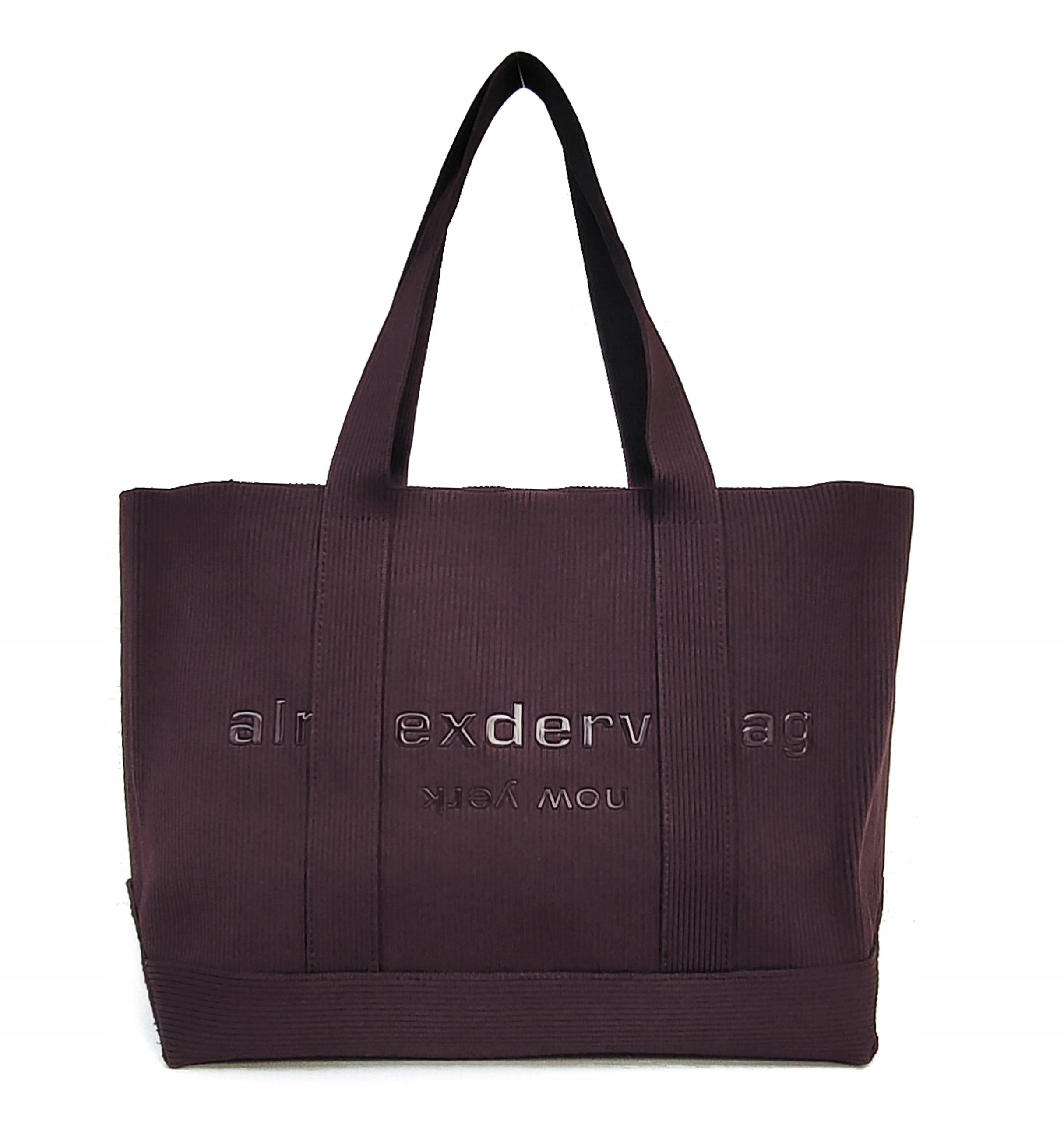 Lehká nákupní taška typu shopper, hnědá, čokoládová
